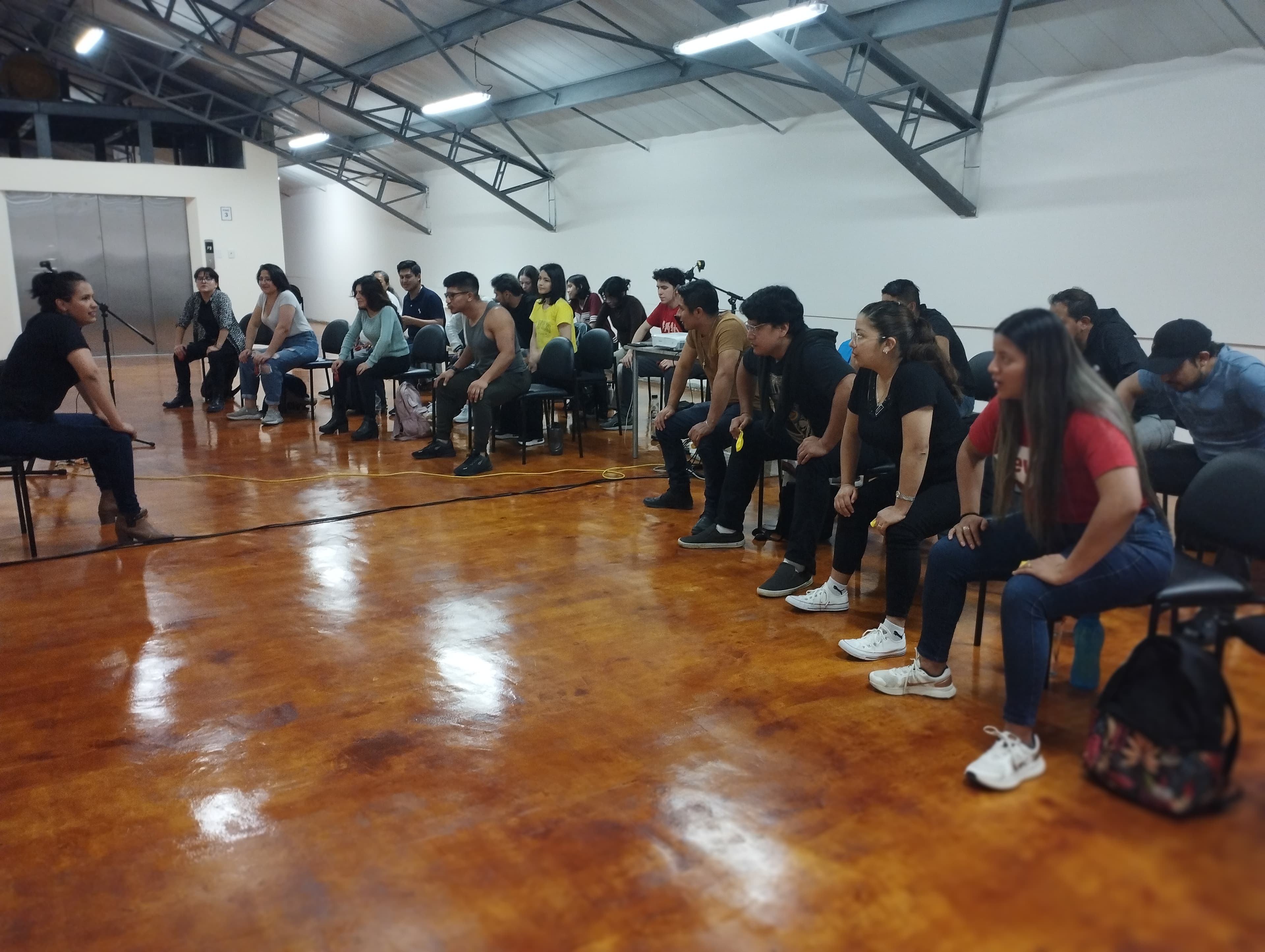Entrenamiento vocal en grupo