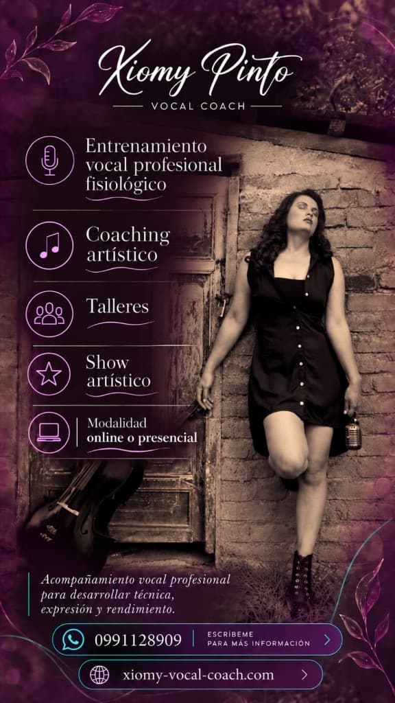 Xiomy Pinto · Vocal Coach